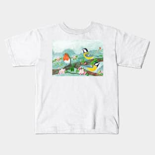 Bird dawn chorus Kids T-Shirt